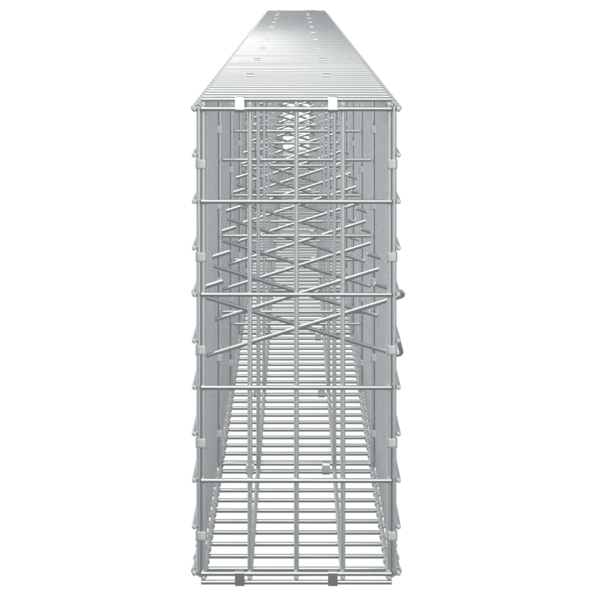 Γκαμπιόν με σύρμα 3,5 mm και πλέγμα 5x10 cm 1050x20x50 εκ - Pakobazaar