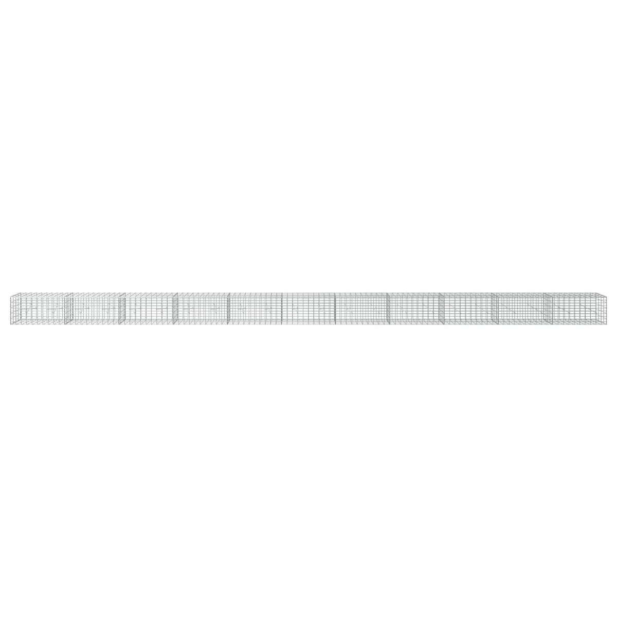 Γκαμπιόν με σύρμα 3,5 mm και πλέγμα 5x10 cm 1100x20x50 εκ