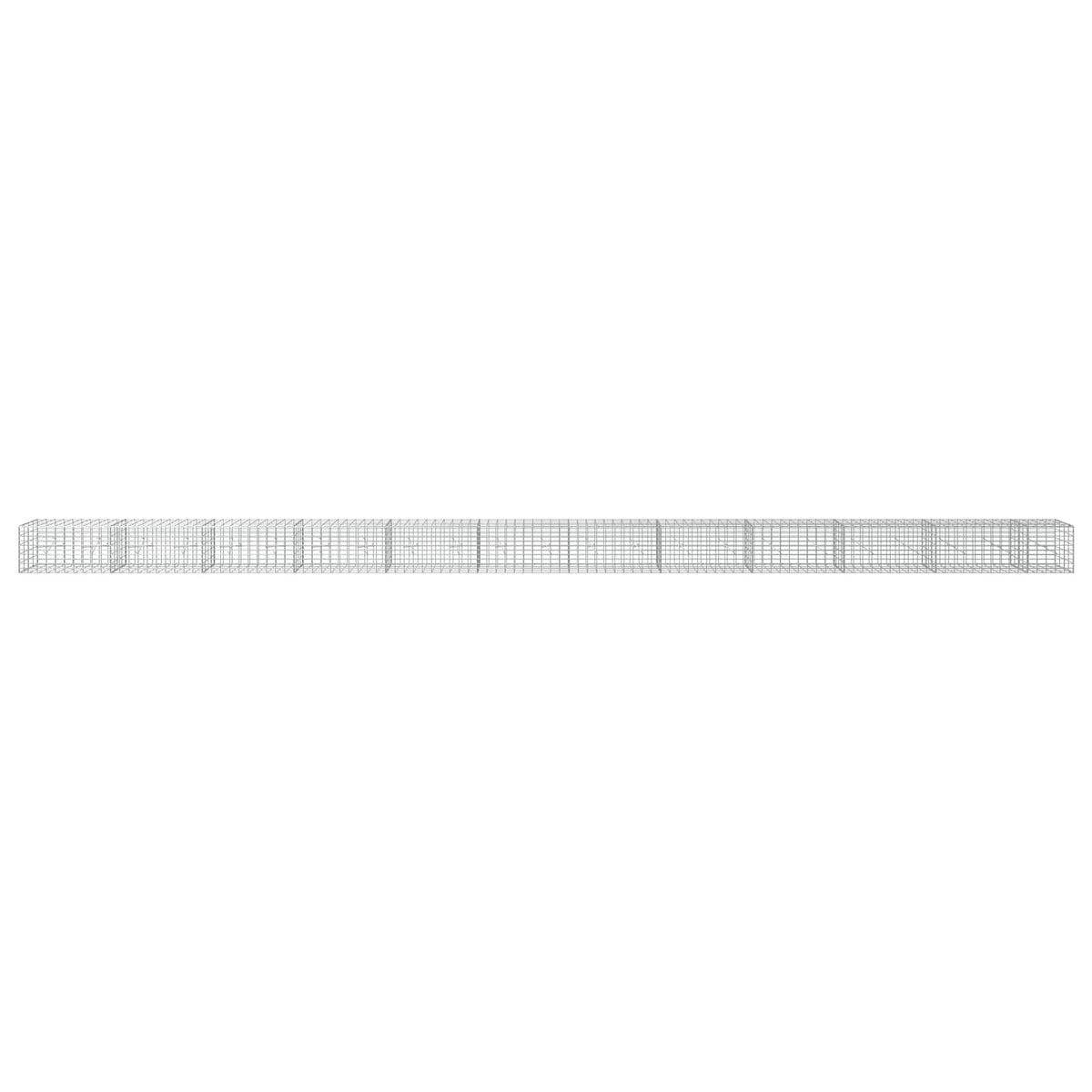 Γκαμπιόν με σύρμα 3,5 mm και πλέγμα 5x10 cm 1150x20x50 εκ
