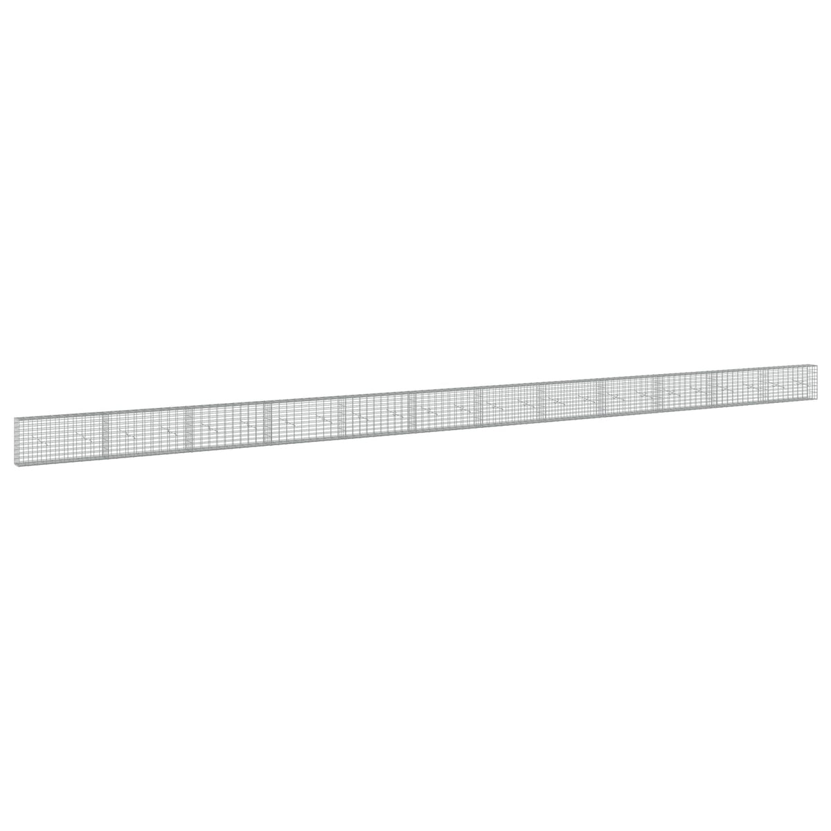 Γκαμπιόν με σύρμα 3,5 mm και πλέγμα 5x10 cm 1200x20x50 εκ - Pakobazaar