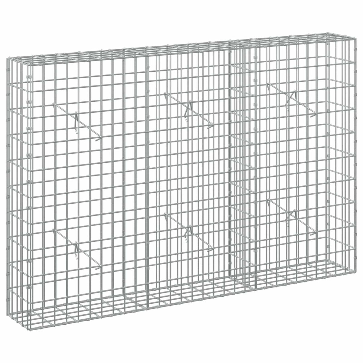 Γκαμπιόν με σύρμα 3,5 mm και πλέγμα 5x10 cm 150x20x100 εκ - Pakobazaar