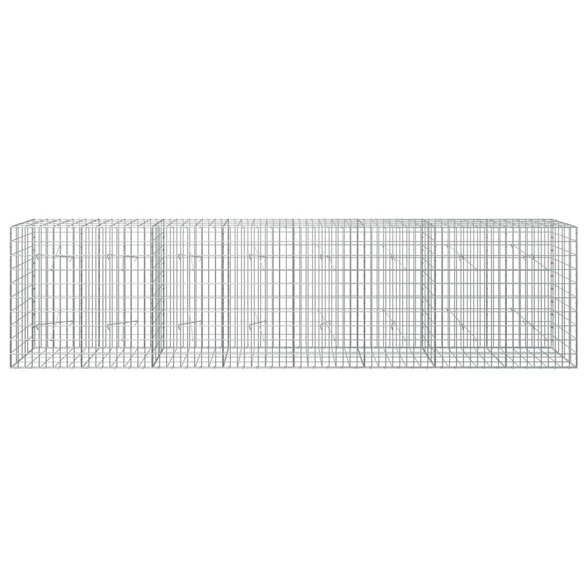 Γκαμπιόν με σύρμα 3,5 mm και πλέγμα 5x10 cm 400x20x100 εκ