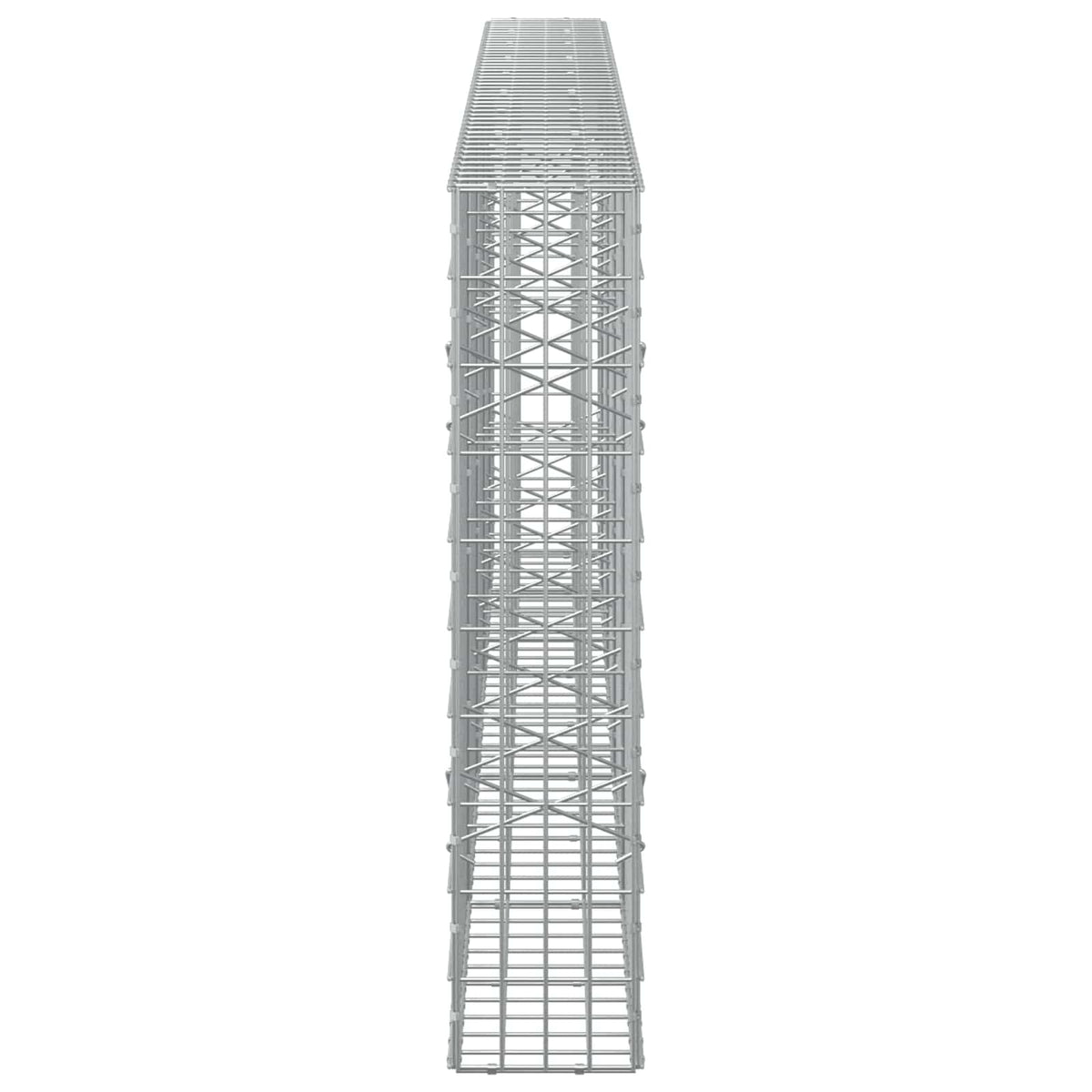 Γκαμπιόν με σύρμα 3,5 mm και πλέγμα 5x10 cm 450x20x100 εκ