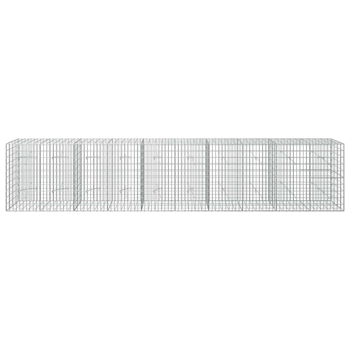 Γκαμπιόν με σύρμα 3,5 mm και πλέγμα 5x10 cm 500x20x100 εκ