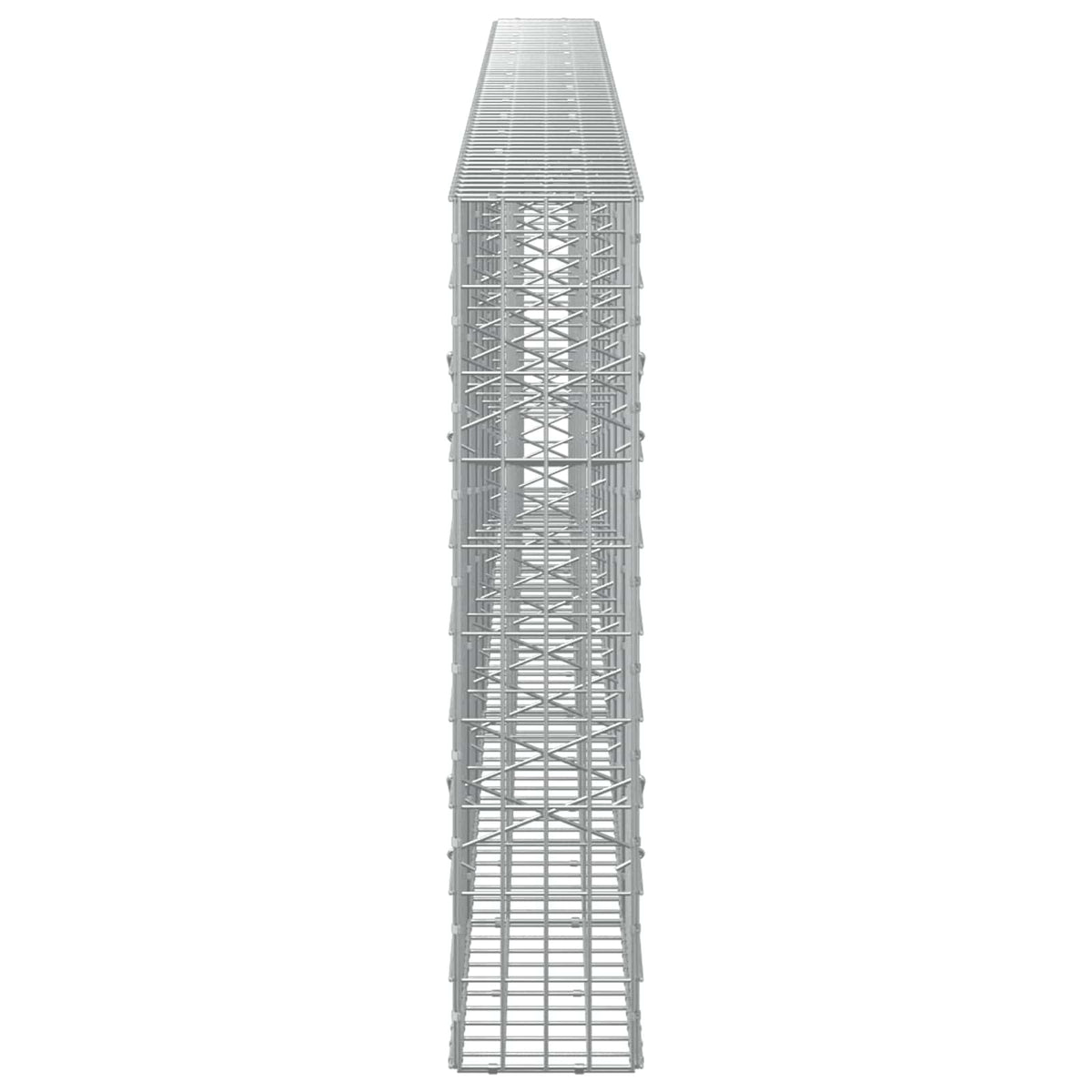Γκαμπιόν με σύρμα 3,5 mm και πλέγμα 5x10 cm 650x20x100 εκ