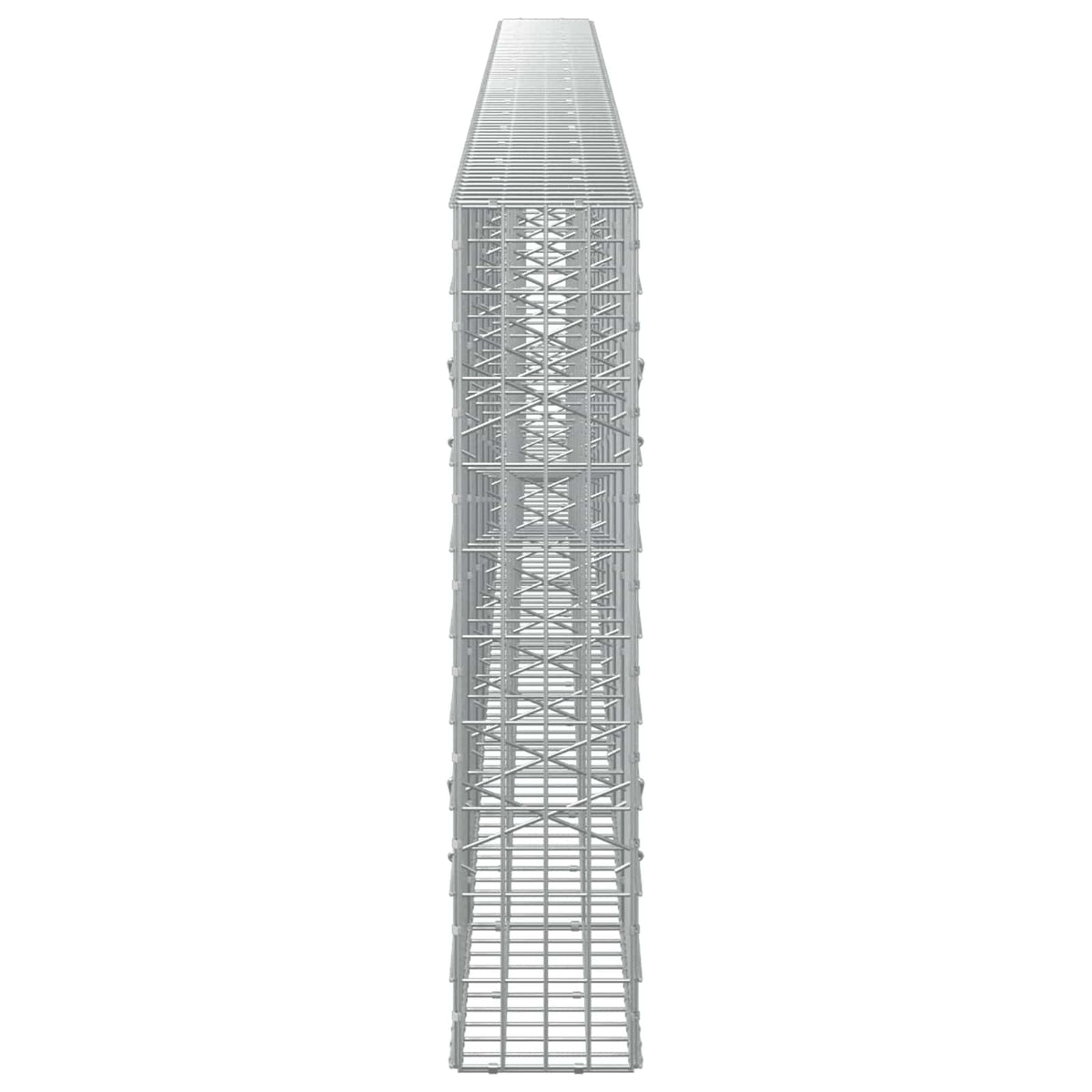 Γκαμπιόν με σύρμα 3,5 mm και πλέγμα 5x10 cm 800x20x100 εκ - Pakobazaar