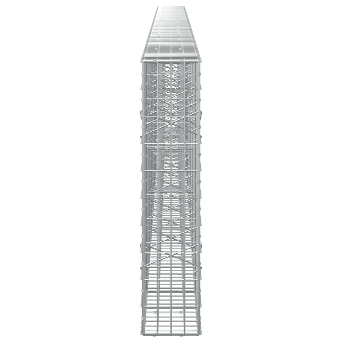Γκαμπιόν με σύρμα 3,5 mm και πλέγμα 5x10 cm 950x20x100 εκ. - Pakobazaar