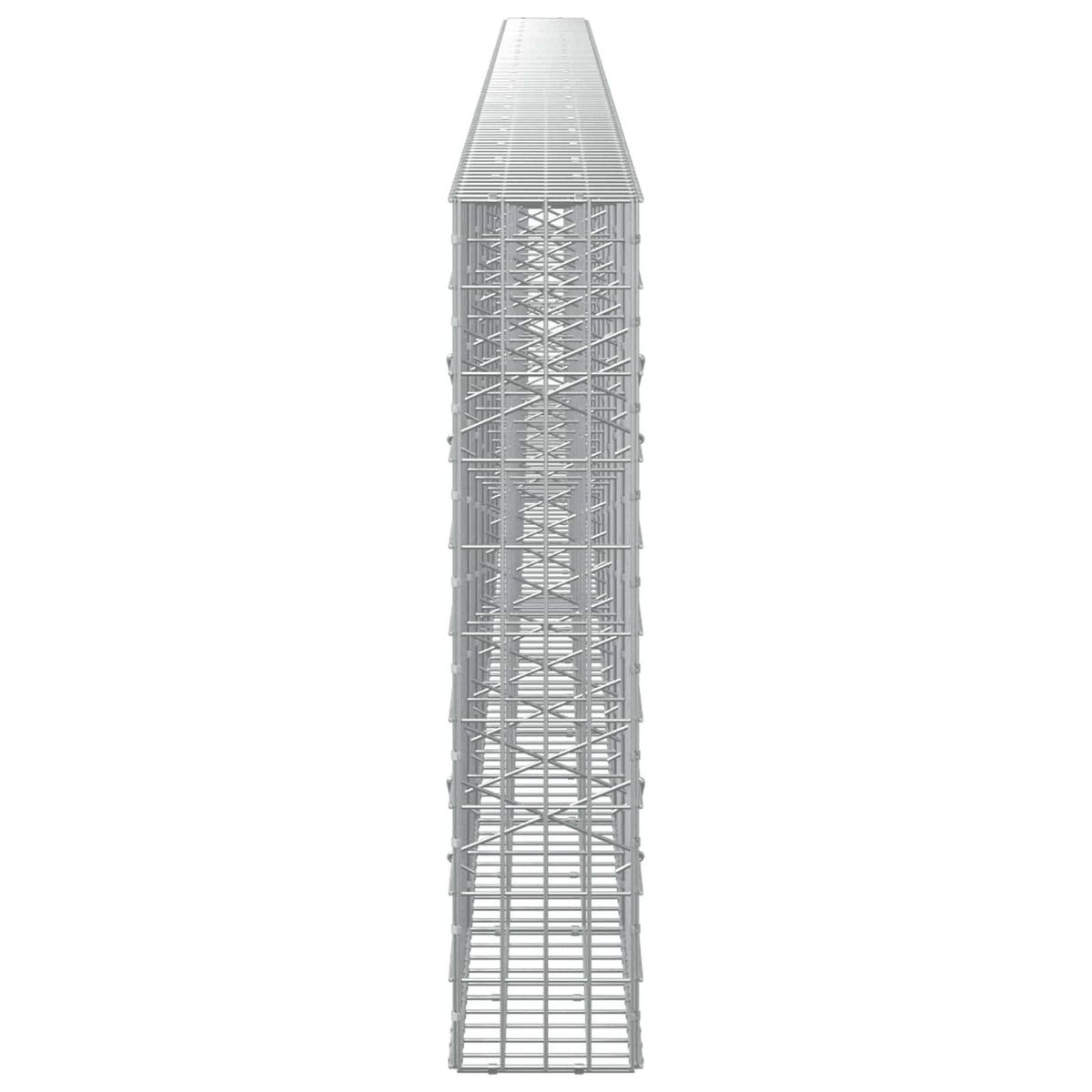 Γκαμπιόν με σύρμα 3,5 mm και πλέγμα 5x10 cm 1000x20x100 εκ - Pakobazaar