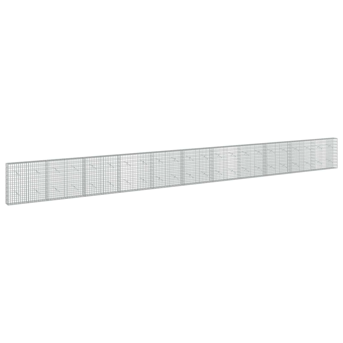 Γκαμπιόν με σύρμα 3,5 mm και πλέγμα 5x10 cm 1100x20x100 εκ - Pakobazaar