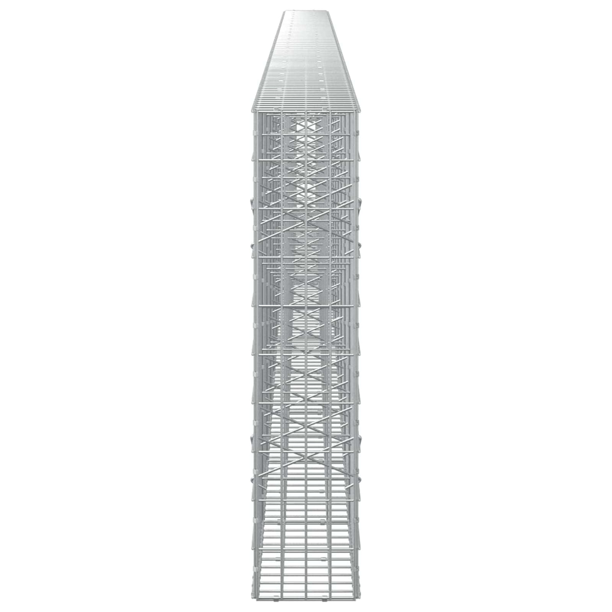 Γκαμπιόν με σύρμα 3,5 mm και πλέγμα 5x10 cm 1100x20x100 εκ - Pakobazaar