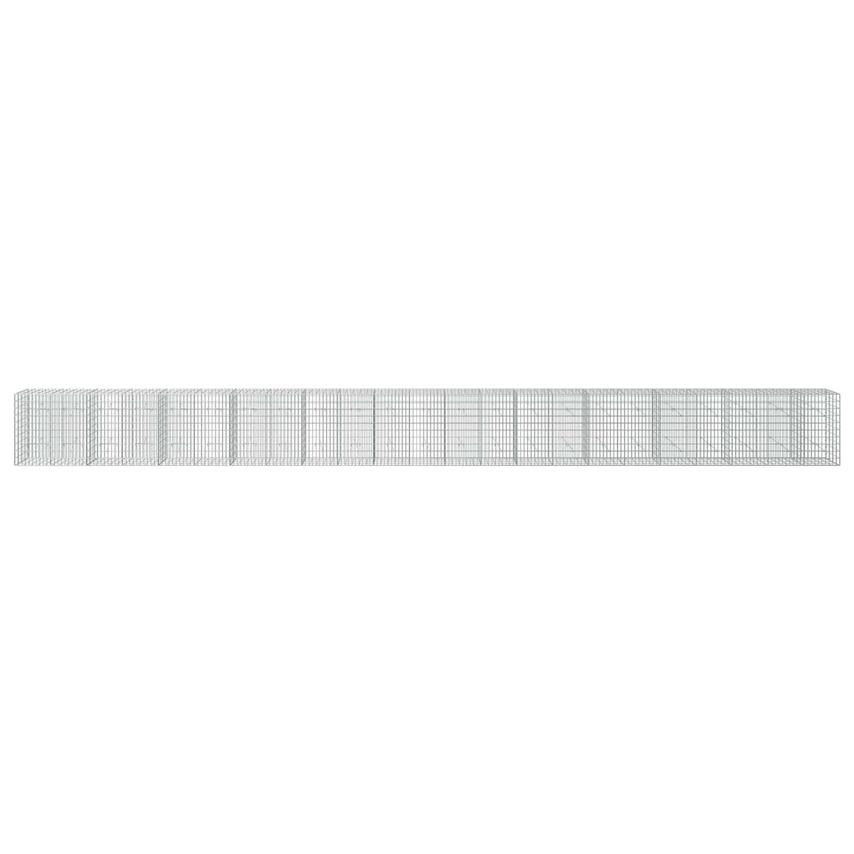 Γκαμπιόν με σύρμα 3,5 mm και πλέγμα 5x10 cm 1150x20x100 εκ