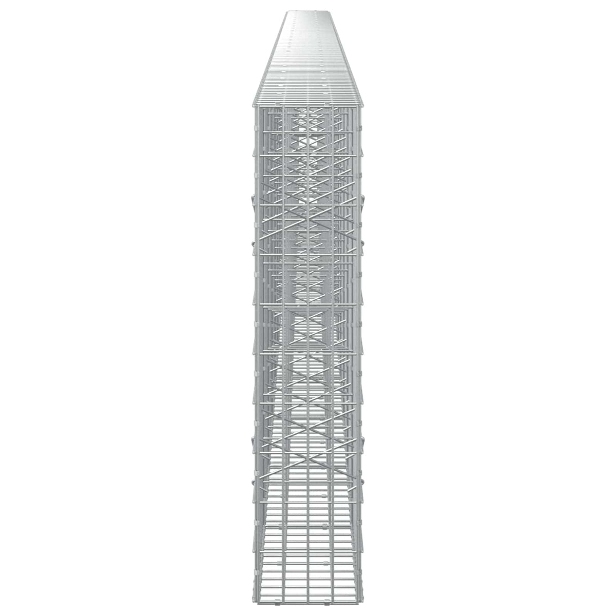 Γκαμπιόν με σύρμα 3,5 mm και πλέγμα 5x10 cm 1200x20x100 εκ - Pakobazaar