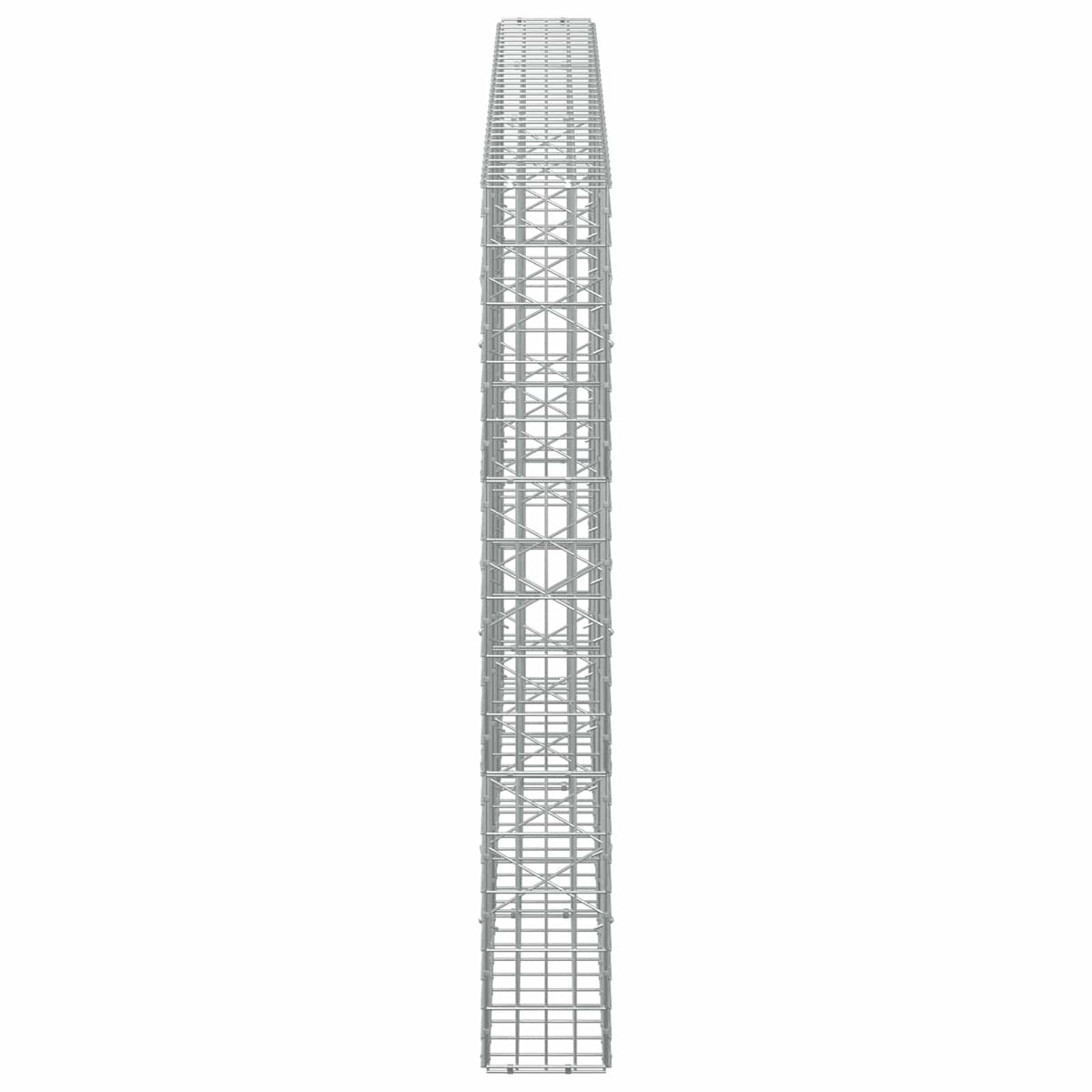 Γκαμπιόν με σύρμα 3,5 mm και πλέγμα 5x10 cm 300x20x150 εκ
