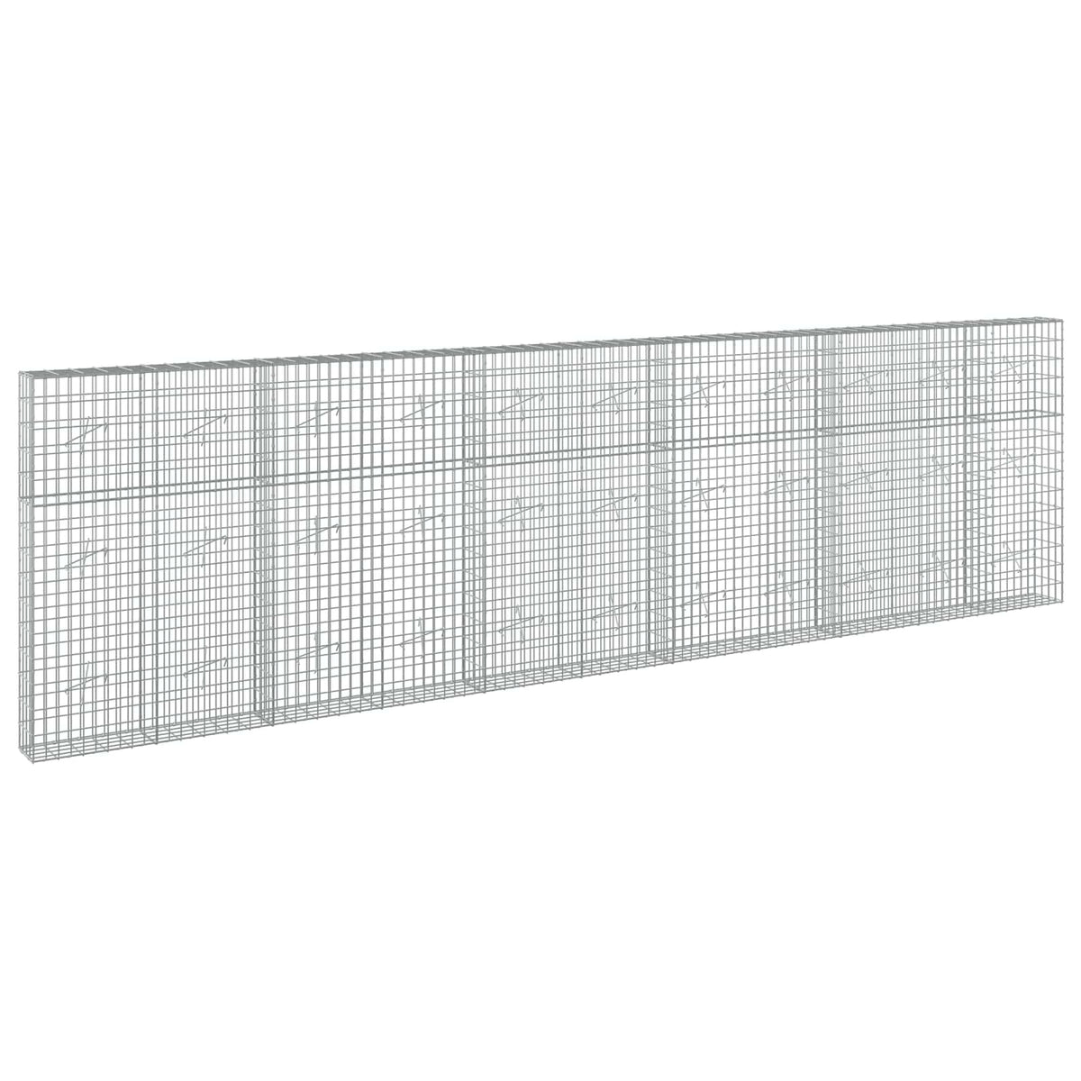 Γκαμπιόν με σύρμα 3,5 mm και πλέγμα 5x10 cm 550x20x150 εκ