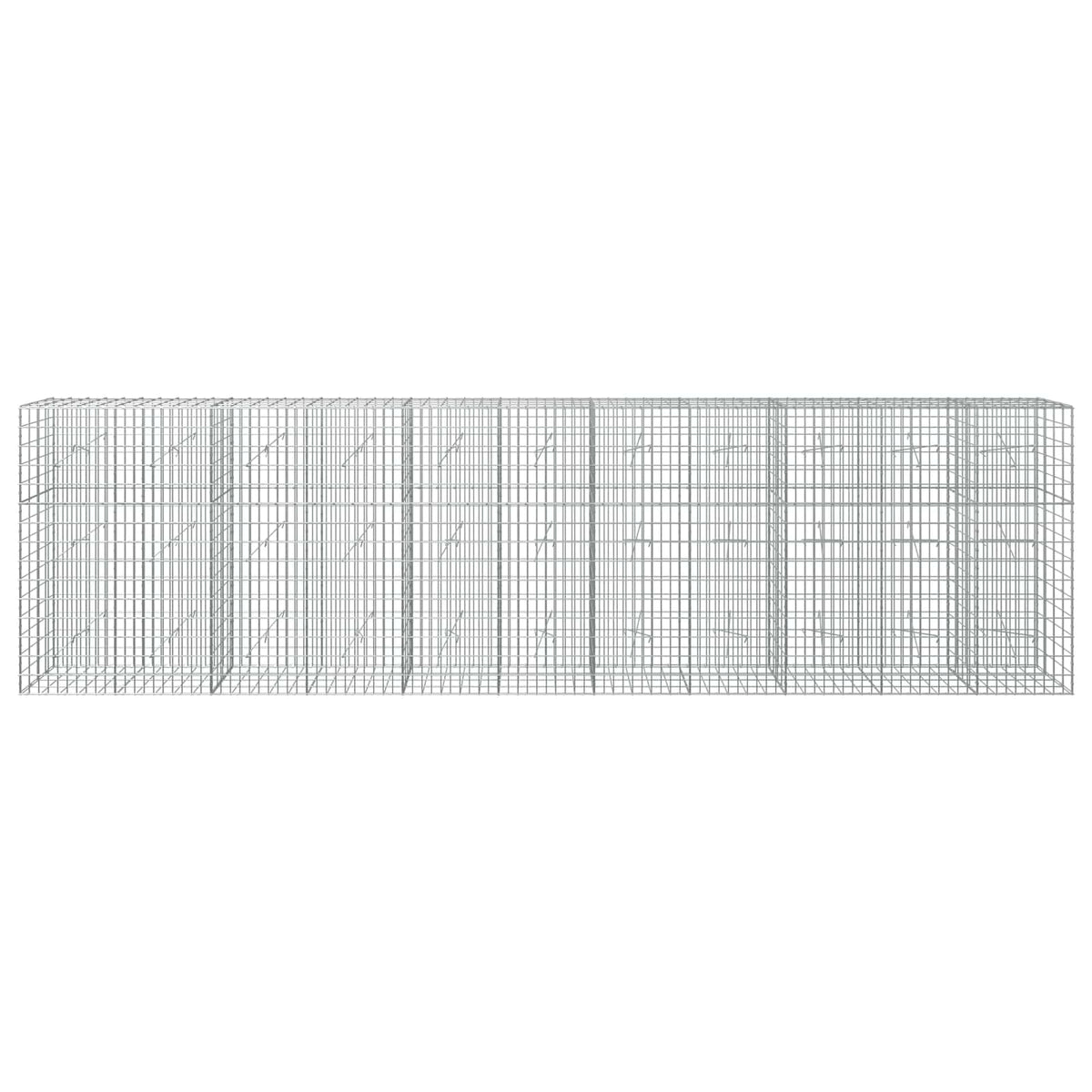 Γκαμπιόν με σύρμα 3,5 mm και πλέγμα 5x10 cm 550x20x150 εκ