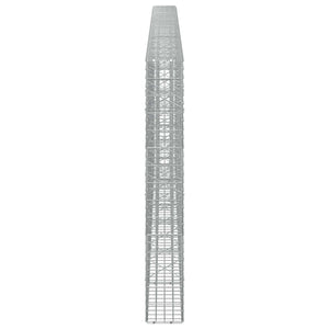 Γκαμπιόν με σύρμα 3,5 mm και πλέγμα 5x10 cm 600x20x150 εκ - Pakobazaar