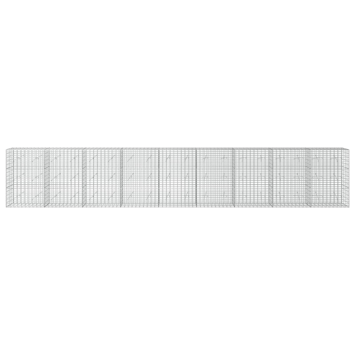 Γκαμπιόν με σύρμα 3,5 mm και πλέγμα 5x10 cm 900x20x150 εκ.