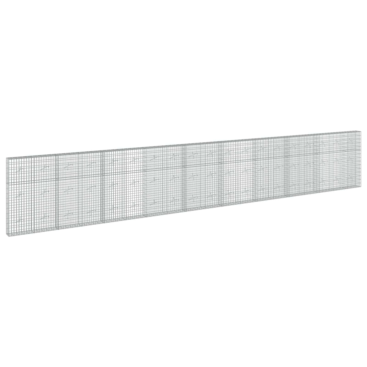 Γκαμπιόν με σύρμα 3,5 mm και πλέγμα 5x10 cm 950x20x150 εκ - Pakobazaar