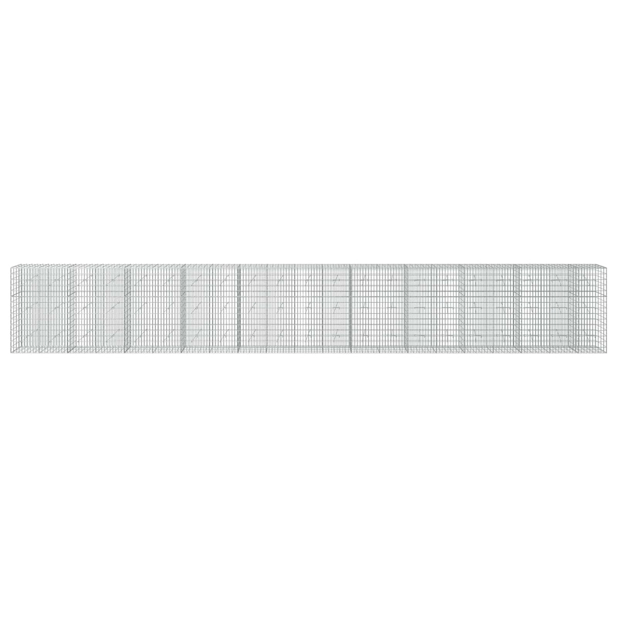 Γκαμπιόν με σύρμα 3,5 mm και πλέγμα 5x10 cm 1050x20x150 εκ