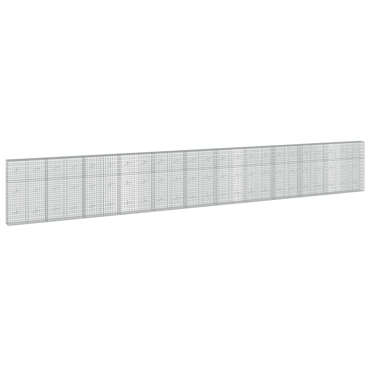 Γκαμπιόν με σύρμα 3,5 mm και πλέγμα 5x10 cm 1150x20x150 εκ