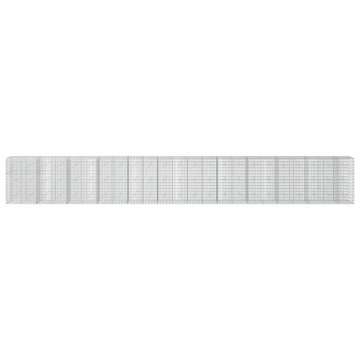 Γκαμπιόν με σύρμα 3,5 mm και πλέγμα 5x10 cm 1150x20x150 εκ