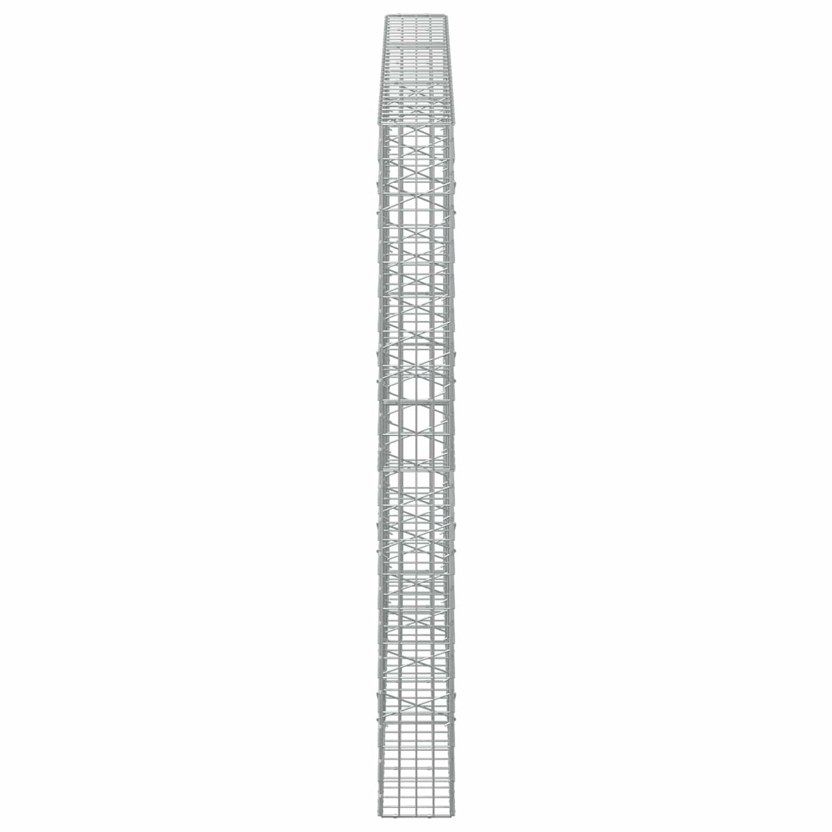 Γκαμπιόν με σύρμα 3,5 mm και πλέγμα 5x10 cm 300x20x200 εκ - Pakobazaar