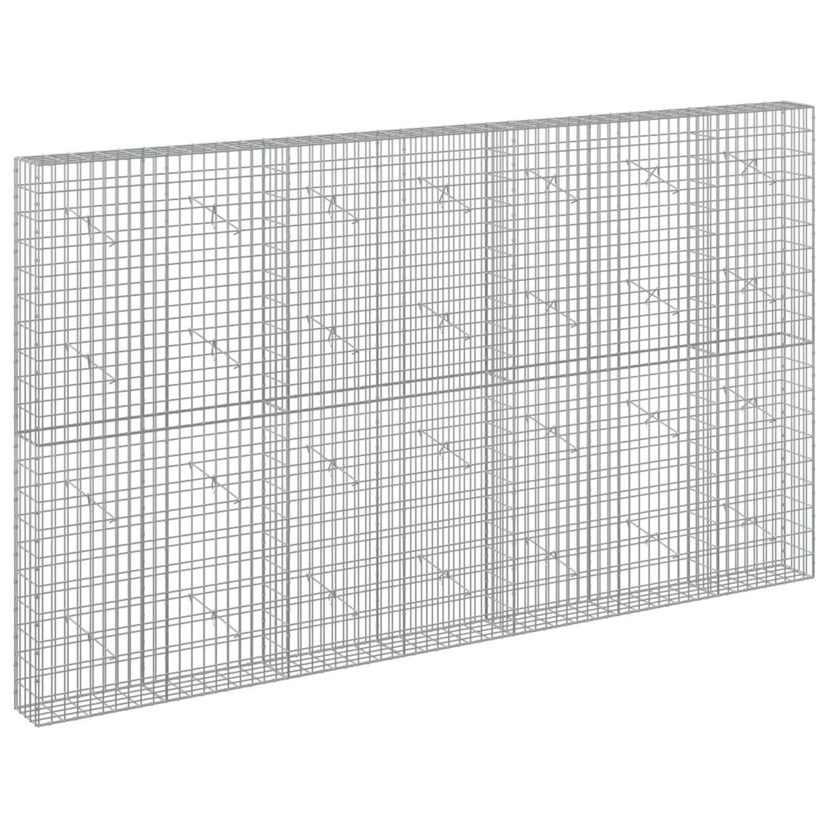 Γκαμπιόν με σύρμα 3,5 mm και πλέγμα 5x10 cm 350x20x200 εκ.