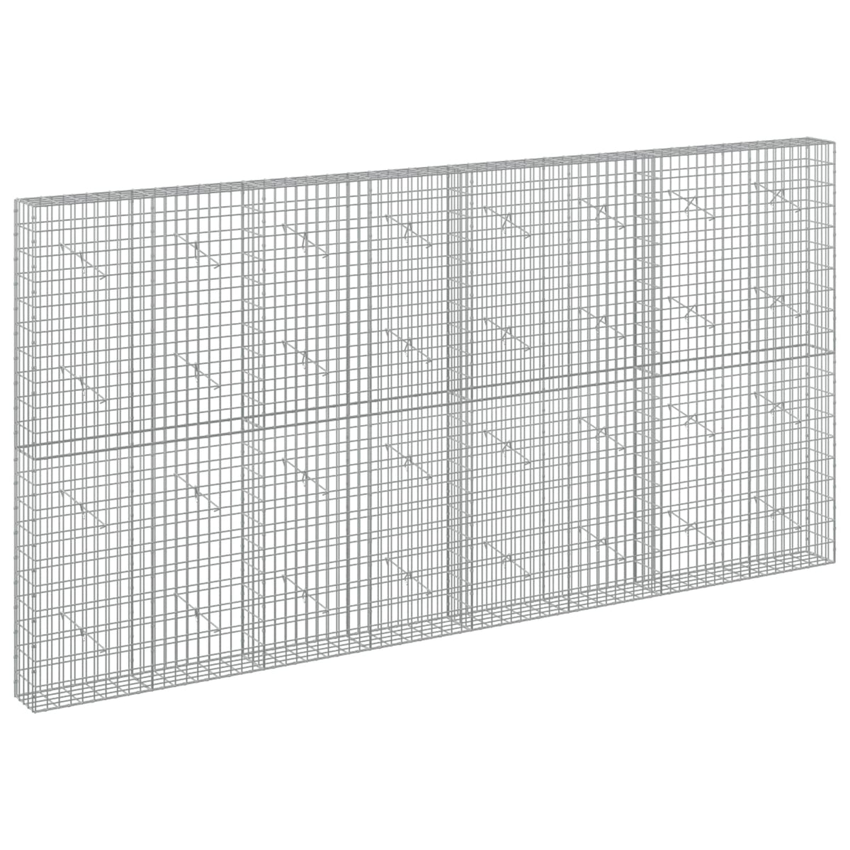Γκαμπιόν με σύρμα 3,5 mm και πλέγμα 5x10 cm 400x20x200 εκ - Pakobazaar