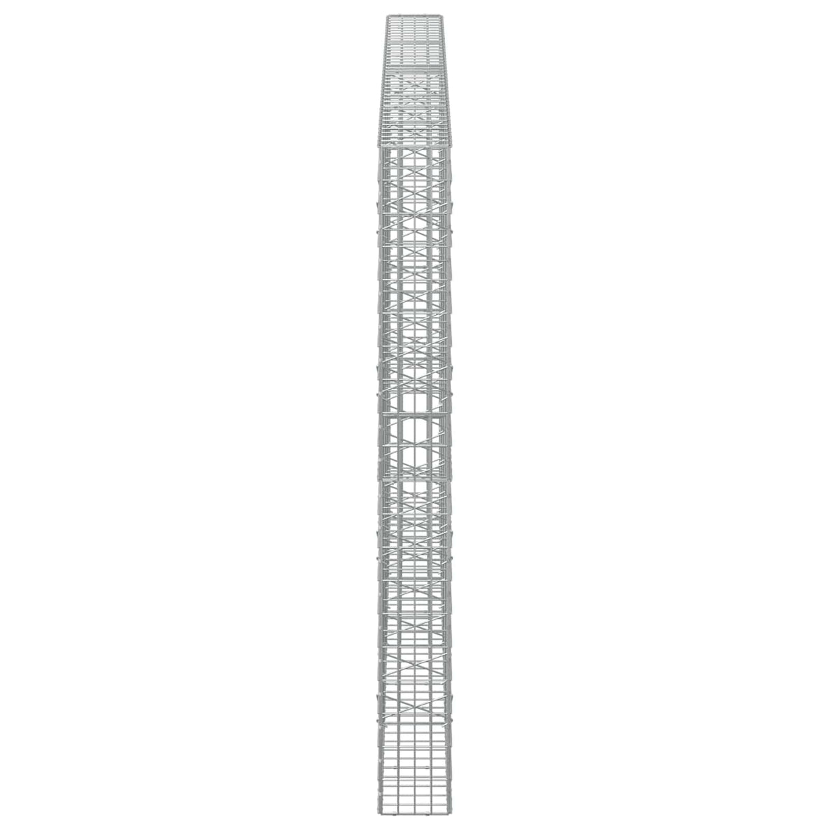 Γκαμπιόν με σύρμα 3,5 mm και πλέγμα 5x10 cm 400x20x200 εκ - Pakobazaar