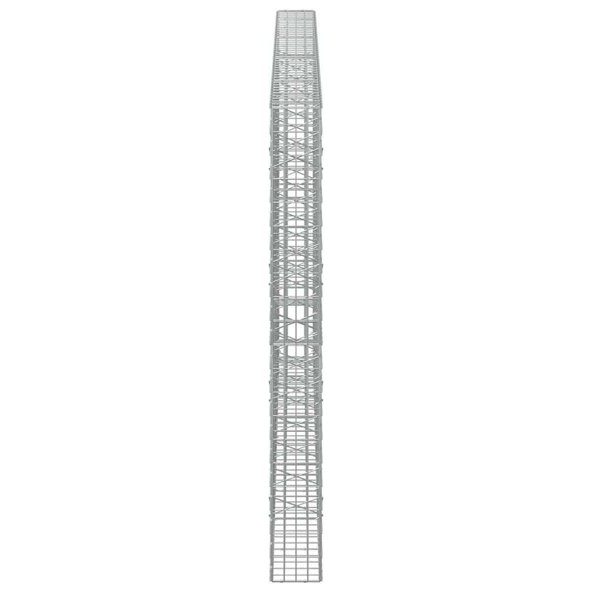 Γκαμπιόν με σύρμα 3,5 mm και πλέγμα 5x10 cm 450x20x200 εκ - Pakobazaar