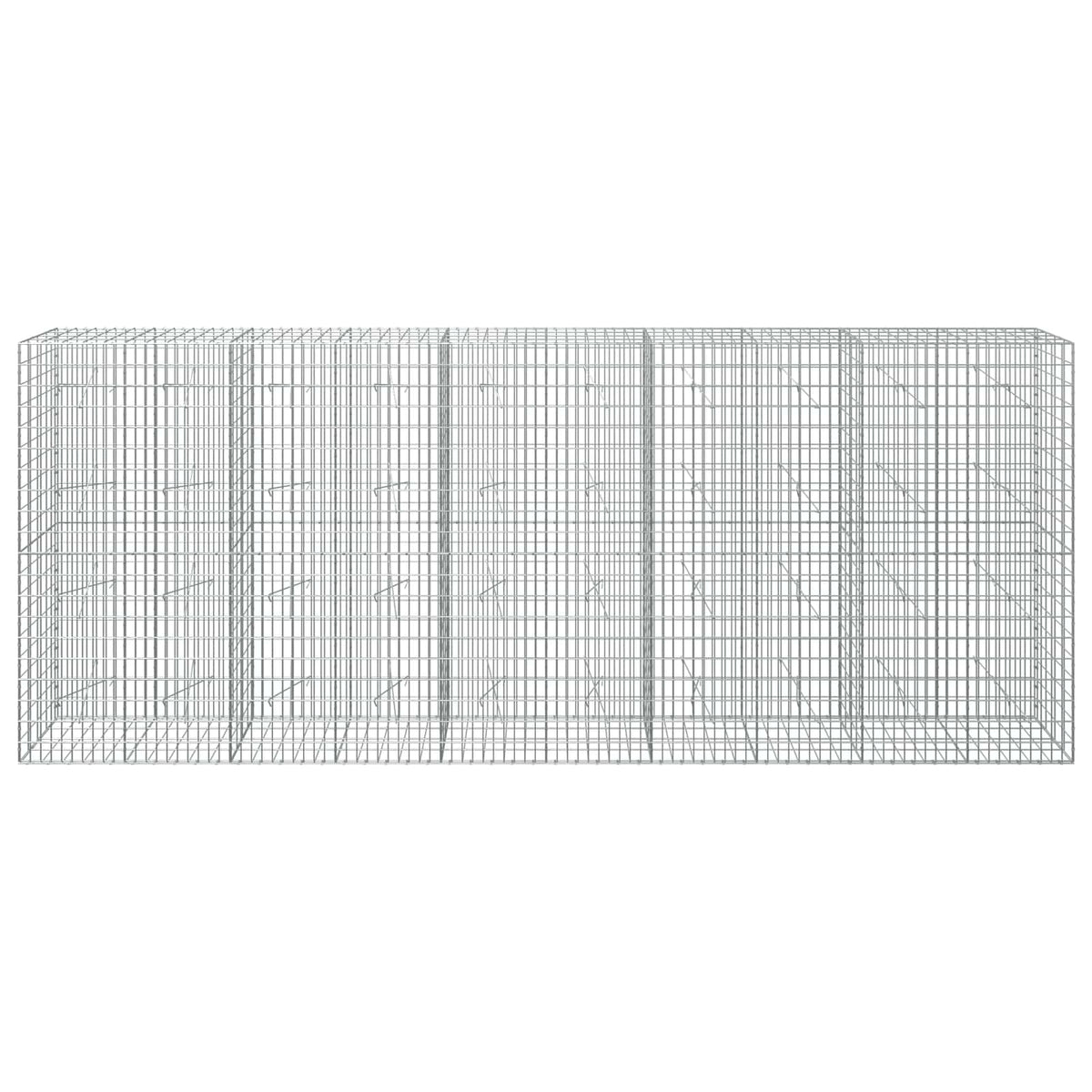 Γκαμπιόν με σύρμα 3,5 mm και πλέγμα 5x10 cm 500x20x200 εκ