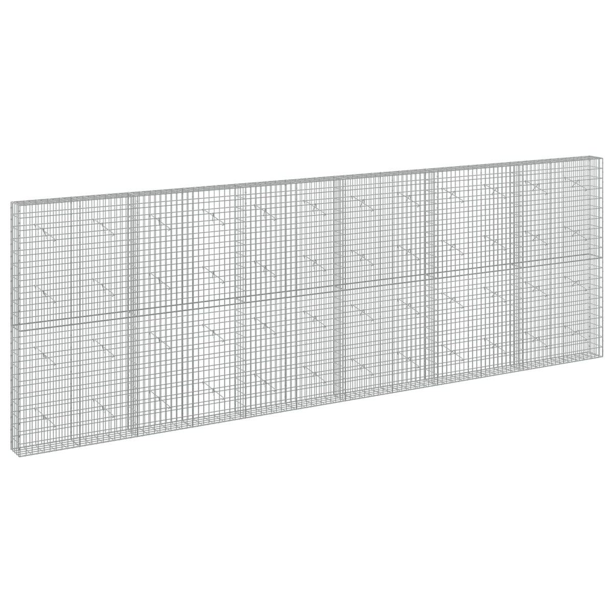 Γκαμπιόν με σύρμα 3,5 mm και πλέγμα 5x10 cm 600x20x200 εκ - Pakobazaar