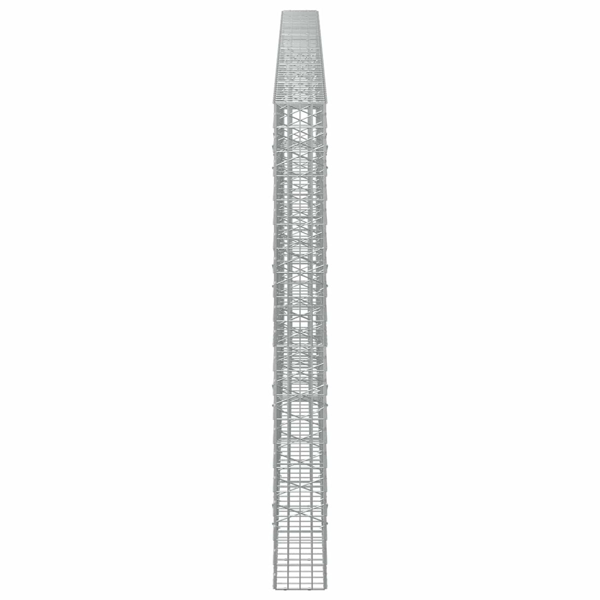 Γκαμπιόν με σύρμα 3,5 mm και πλέγμα 5x10 cm 600x20x200 εκ - Pakobazaar