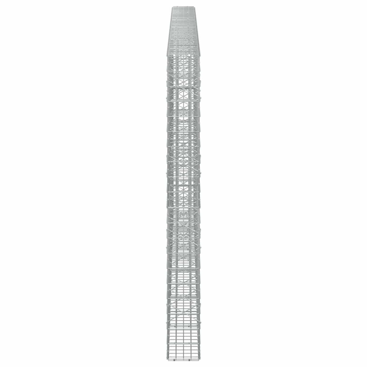 Γκαμπιόν με σύρμα 3,5 mm και πλέγμα 5x10 cm 700x20x200 εκ - Pakobazaar