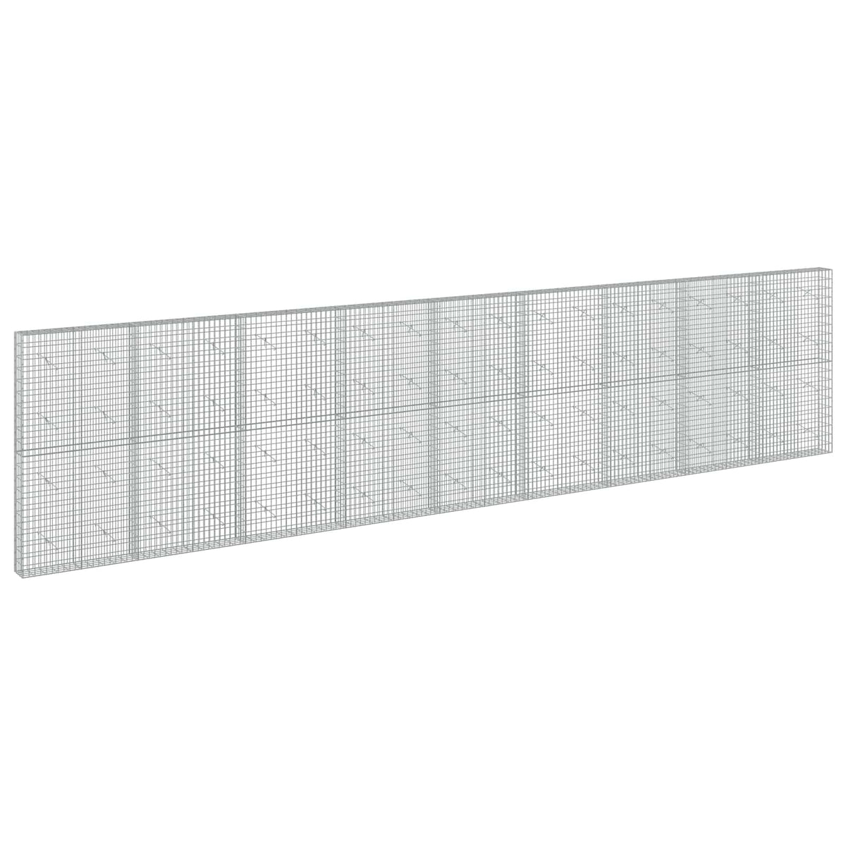 Γκαμπιόν με σύρμα 3,5 mm και πλέγμα 5x10 cm 900x20x200 εκ - Pakobazaar