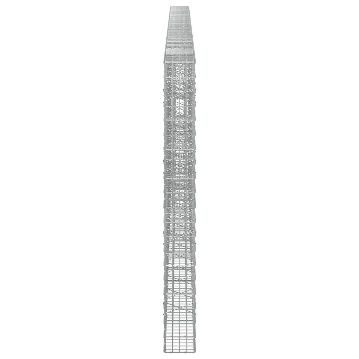Γκαμπιόν με σύρμα 3,5 mm και πλέγμα 5x10 cm 900x20x200 εκ - Pakobazaar