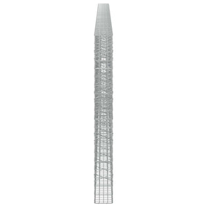Γκαμπιόν με σύρμα 3,5 mm και πλέγμα 5x10 cm 950x20x200 εκ - Pakobazaar