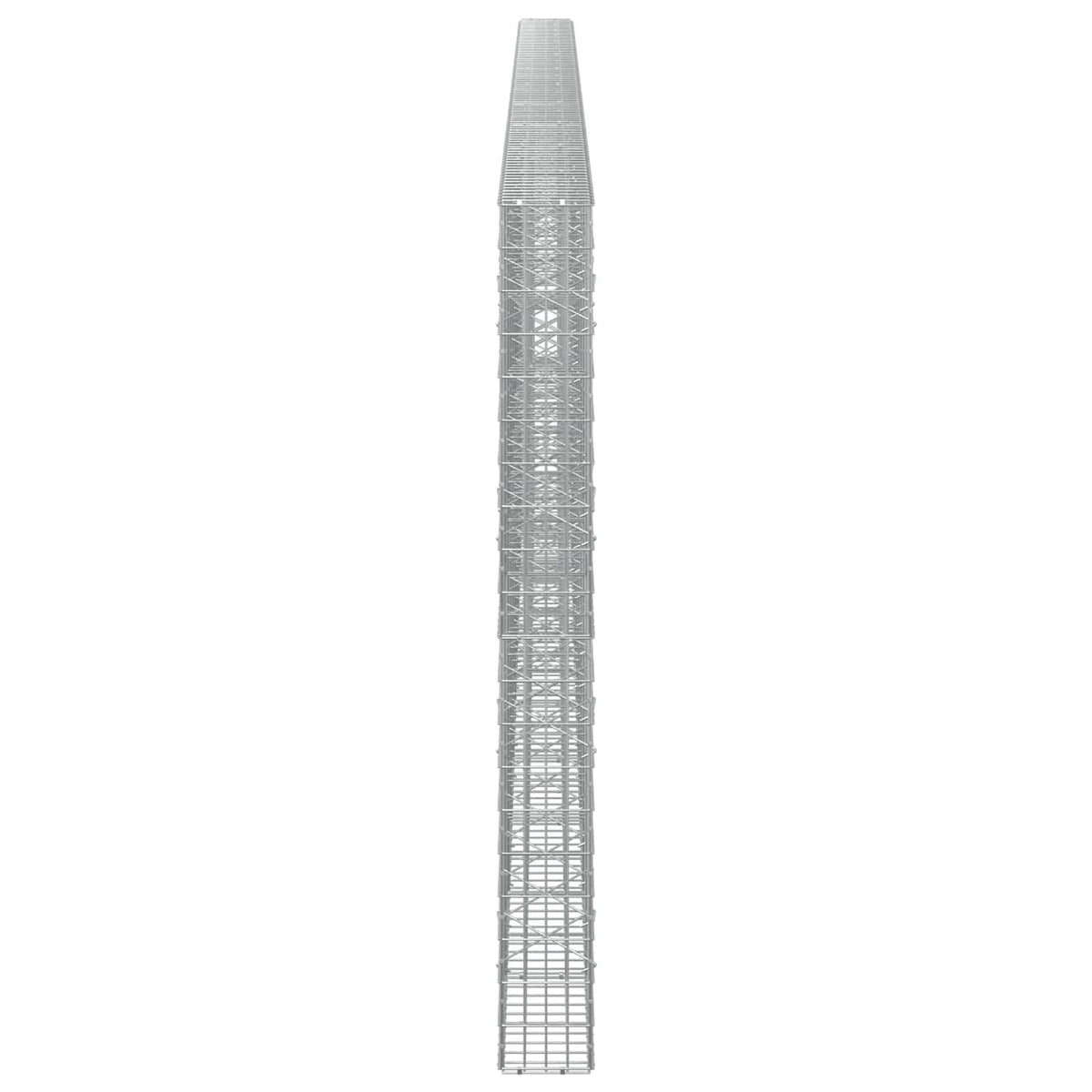 Γκαμπιόν με σύρμα 3,5 mm και πλέγμα 5x10 cm 1000x20x200 εκ. - Pakobazaar