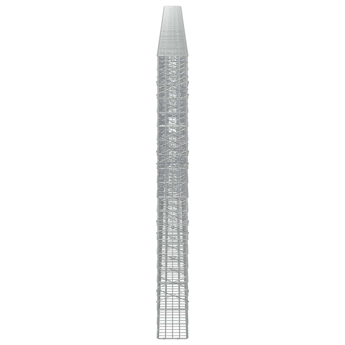 Γκαμπιόν με σύρμα 3,5 mm και πλέγμα 5x10 cm 1050x20x200 εκ - Pakobazaar