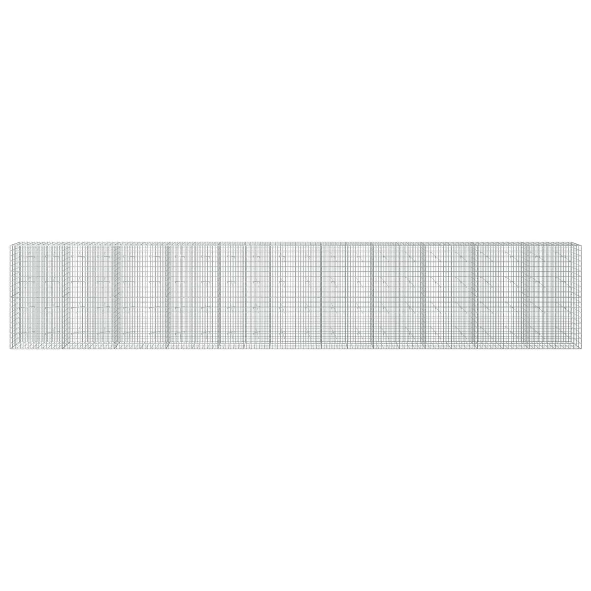 Γκαμπιόν με σύρμα 3,5 mm και πλέγμα 5x10 cm 1100x20x200 εκ