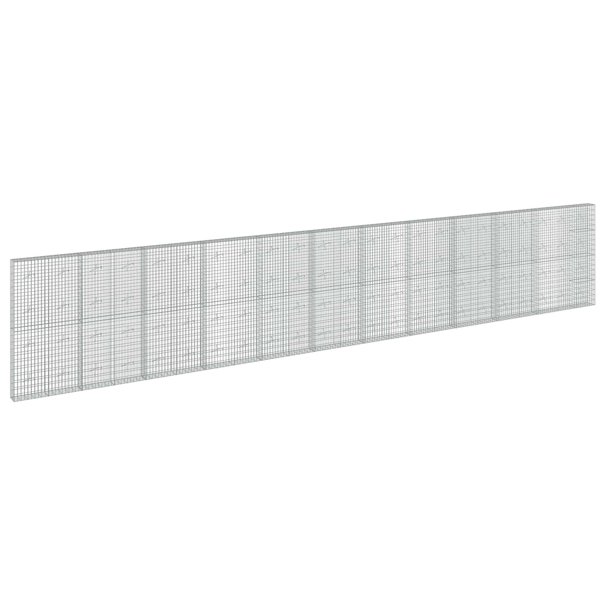 Γκαμπιόν με σύρμα 3,5 mm και πλέγμα 5x10 cm 1150x20x200 εκ - Pakobazaar