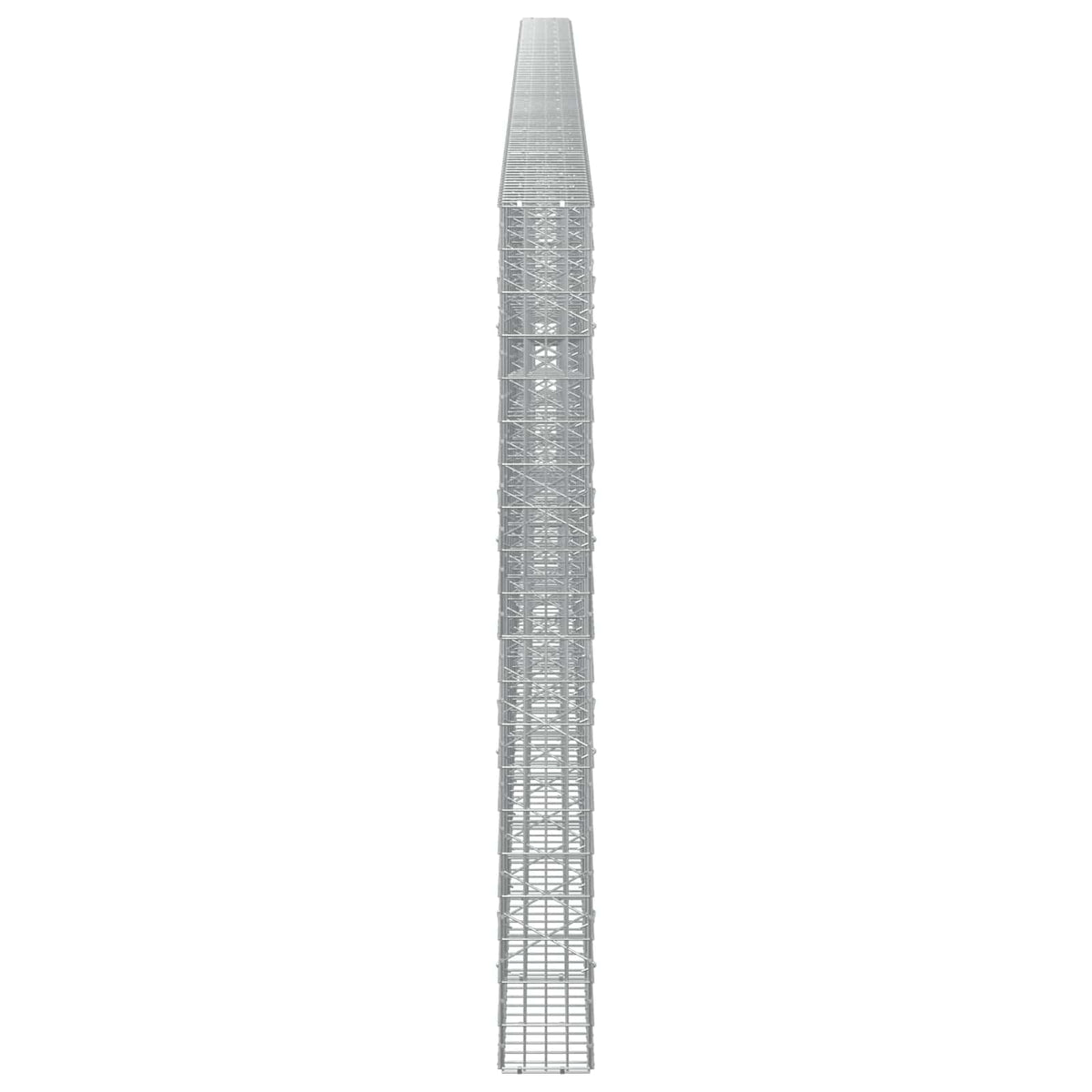 Γκαμπιόν με σύρμα 3,5 mm και πλέγμα 5x10 cm 1150x20x200 εκ - Pakobazaar