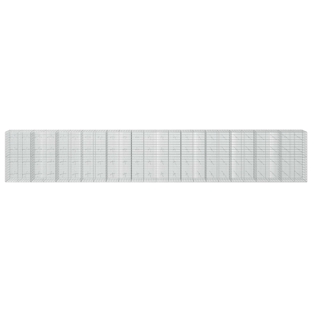 Γκαμπιόν με σύρμα 3,5 mm και πλέγμα 5x10 cm 1200x20x200 εκ