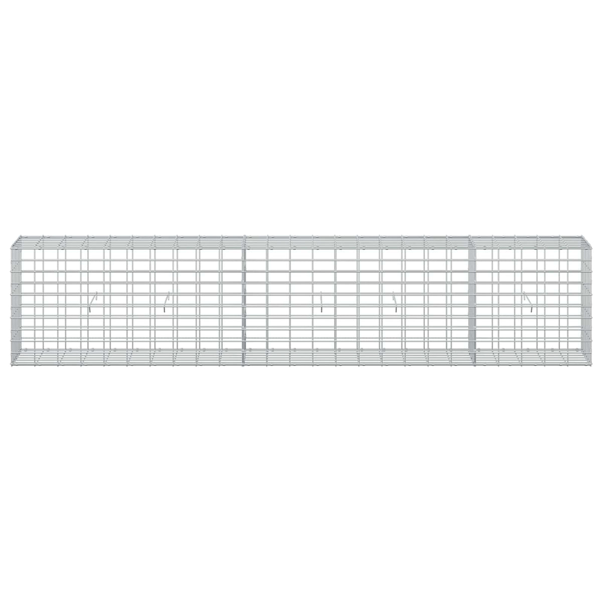 Γκαμπιόν με σύρμα 3,5 mm και πλέγμα 5x10 cm 250x30x50 εκ - Pakobazaar