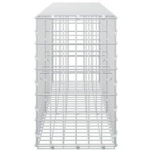 Γκαμπιόν με σύρμα 3,5 mm και πλέγμα 5x10 cm 250x30x50 εκ - Pakobazaar