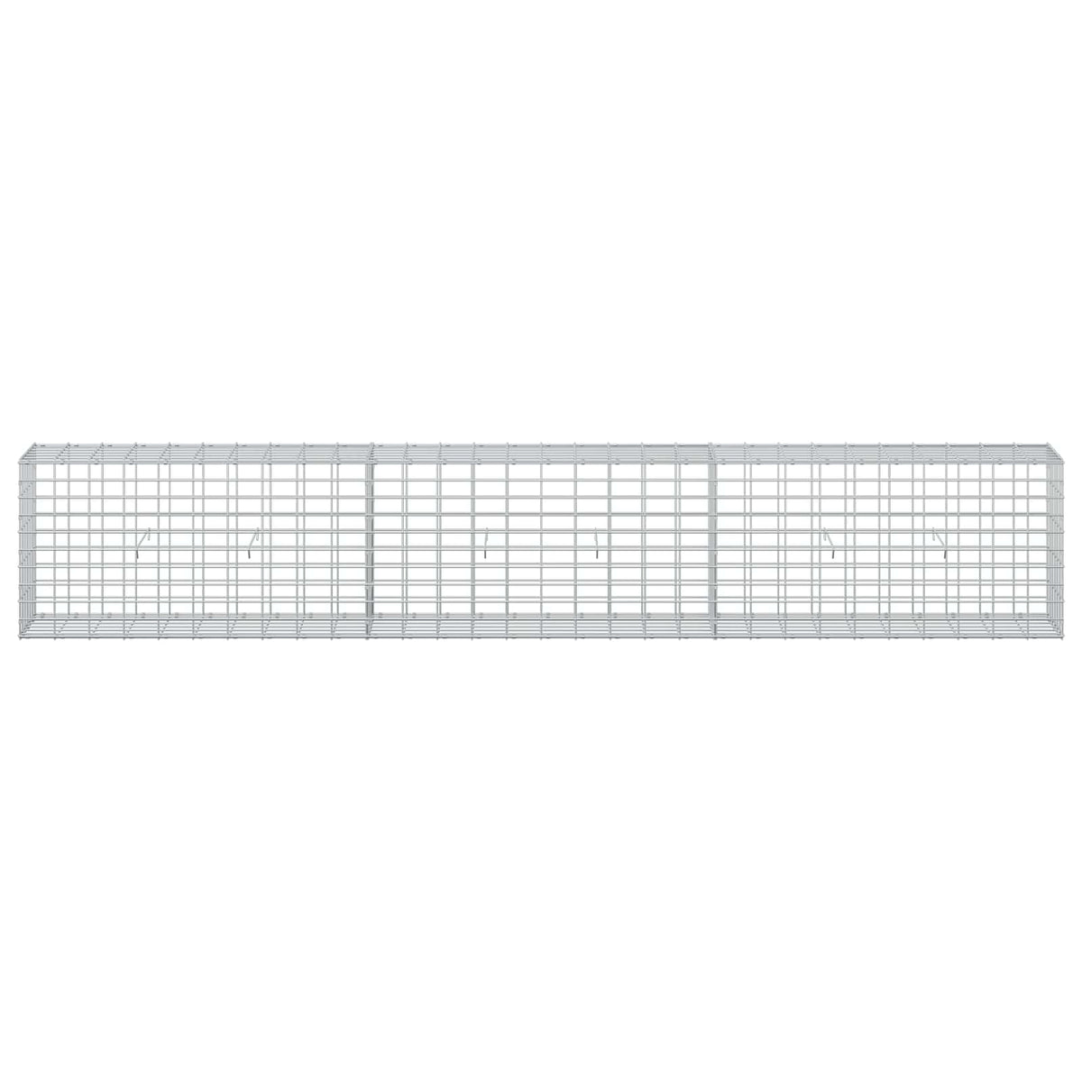 Γκαμπιόν με σύρμα 3,5 mm και πλέγμα 5x10 cm 300x30x50 εκ - Pakobazaar