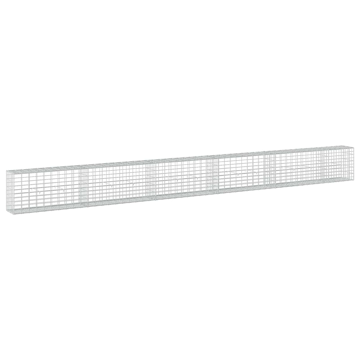 Γκαμπιόν με σύρμα 3,5 mm και πλέγμα 5x10 cm 550x30x50 εκ - Pakobazaar