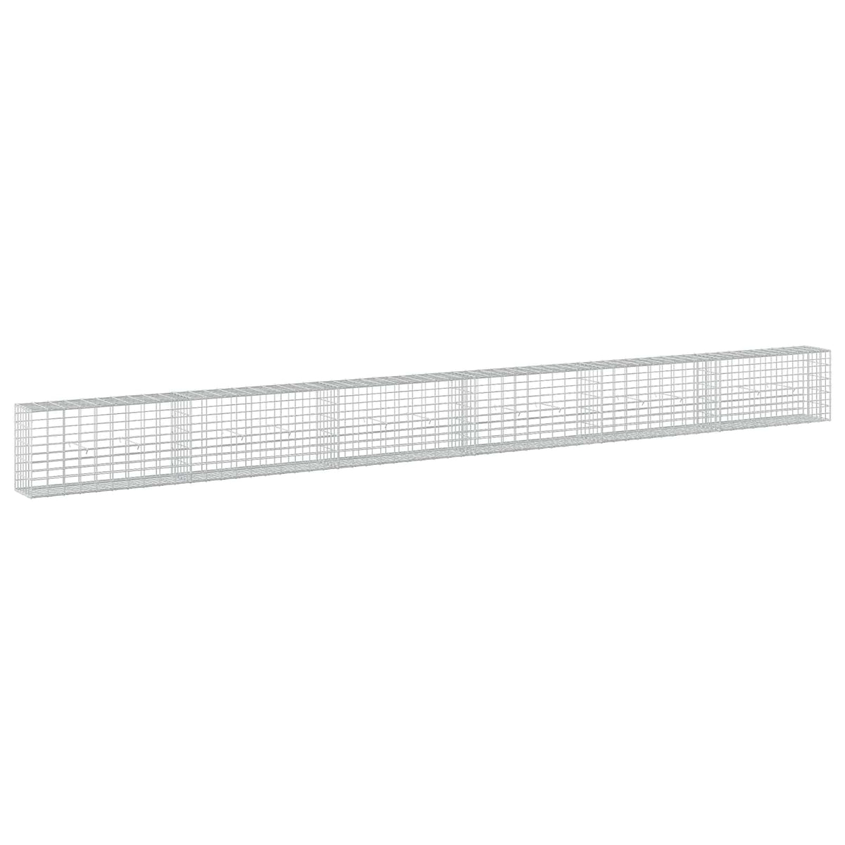 Γκαμπιόν με σύρμα 3,5 mm και πλέγμα 5x10 cm 600x30x50 εκ - Pakobazaar
