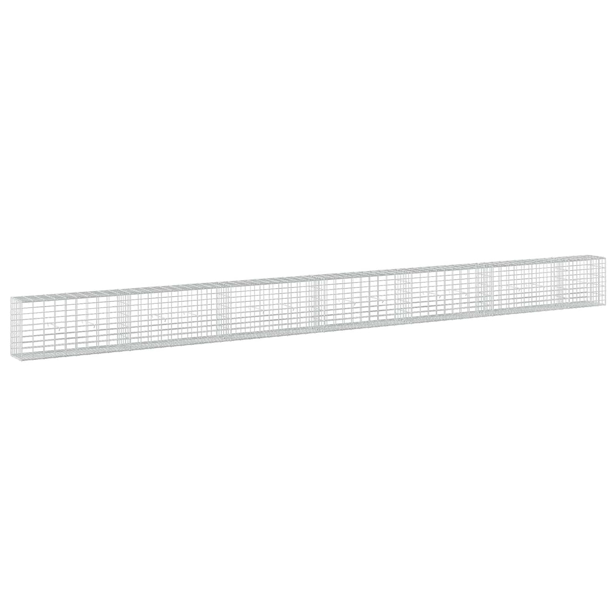 Γκαμπιόν με σύρμα 3,5 mm και πλέγμα 5x10 cm 650x30x50 εκ. - Pakobazaar