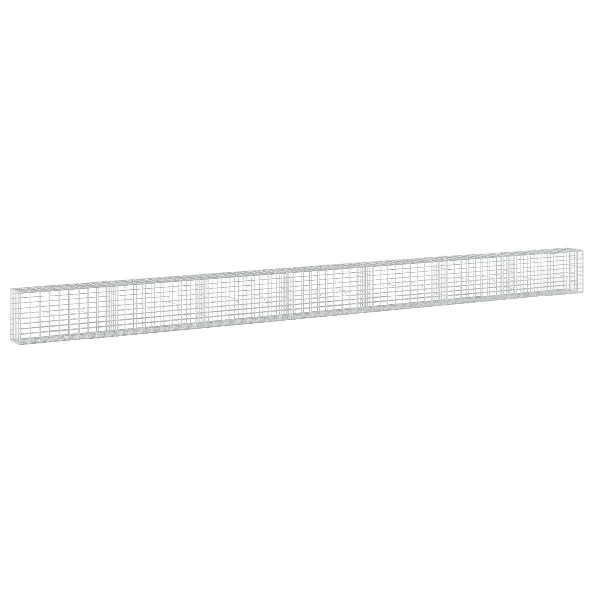 Γκαμπιόν με σύρμα 3,5 mm και πλέγμα 5x10 cm 700x30x50 εκ. - Pakobazaar
